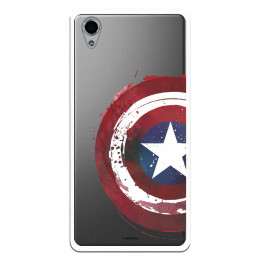 Carcasa Oficial Escudo Capitan America para Sony Xperia X- La Casa de las Carcasas