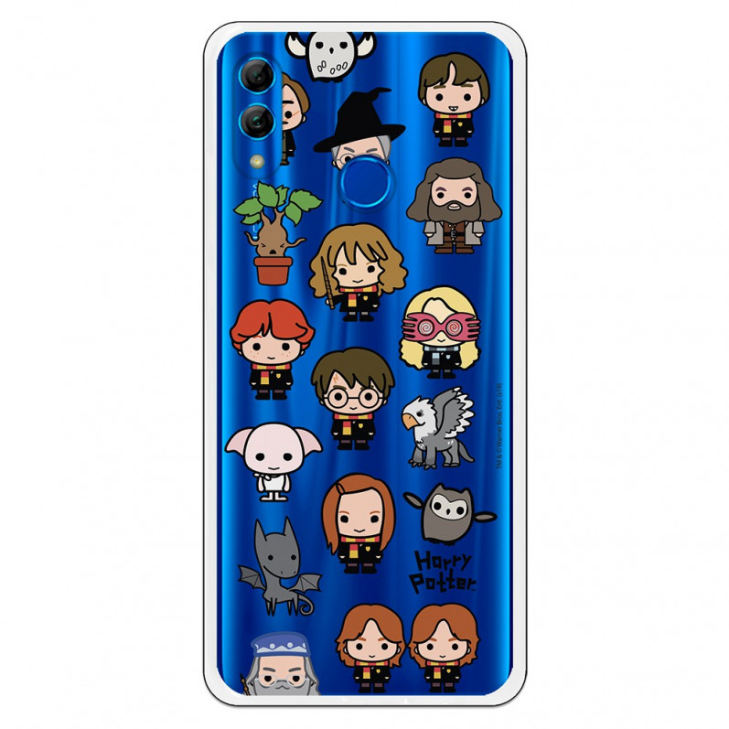 Carcasa Oficial Harry Potter icons characters para Huawei P Smart 2019- La Casa de las Carcasas