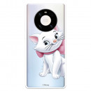 Funda para Huawei Mate 40 Pro Oficial de Disney Marie Silueta - Los Aristogatos