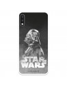 Funda para LG K22 Oficial de Star Wars Darth Vader Fondo negro - Star Wars