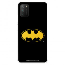 Funda para Xiaomi Poco M3 Oficial de DC Comics Batman Logo Transparente - DC Comics