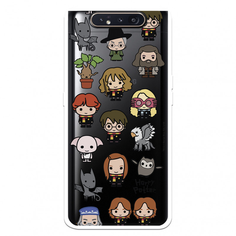 Funda para Samsung Galaxy A80 Oficial de Harry Potter Personajes Iconos - Harry Potter