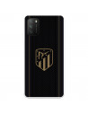 Coque pour Xiaomi Poco M3 de l'Atlético de Madrid Écusson Doré Fond Noir - Licence Officielle de l'Atlético de Madrid