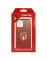 Coque pour iPhone 8 de l'Atlético de Madrid Écusson Argenté Fond - Licence Officielle de l'Atlético de Madrid