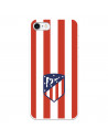 Coque pour iPhone 8 de l'Atlético de Madrid Écusson Rouge et Blanc - Licence Officielle de l'Atlético de Madrid