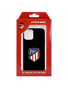 Coque pour iPhone 12 Pro de l'Atlético de Madrid Écusson Fond Noir - Licence Officielle de l'Atlético de Madrid