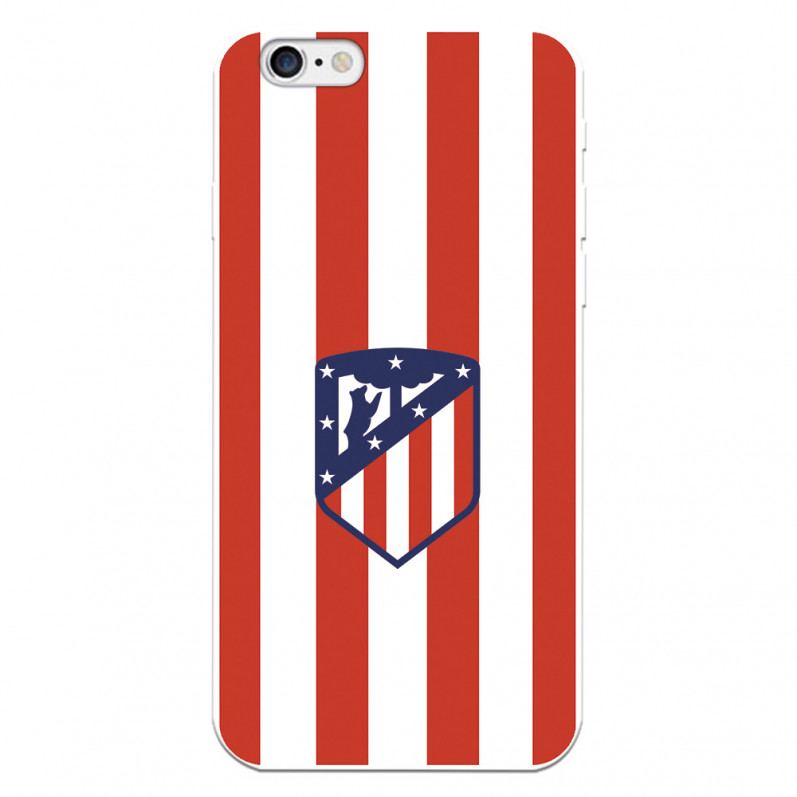 Coque pour iPhone 6 de l'Atlético de Madrid Écusson Rouge et Blanc - Licence Officielle de l'Atlético de Madrid