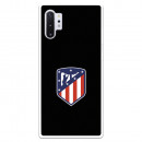 Coque pour Samsung Galaxy Note 10Plus de l'Atlético de Madrid Écusson Fond Noir - Licence Officielle de l'Atlético de Madrid