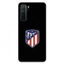 Coque pour Huawei P40 Lite 5G de l'Atlético de Madrid Écusson Fond Noir - Licence Officielle de l'Atlético de Madrid