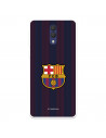 Coque pour Alcatel 1X 2019 du FC Barcelone Lignes Blaugrana - Licence Officielle du FC Barcelone