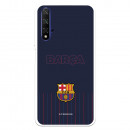 Coque pour Honor 20 du FC Barcelone Barsa Fond Bleu - Licence Officielle du FC Barcelone