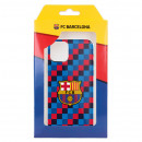 Coque pour iPhone 6 du FC Barcelone Écusson Fond Carrés - Licence Officielle du FC Barcelone