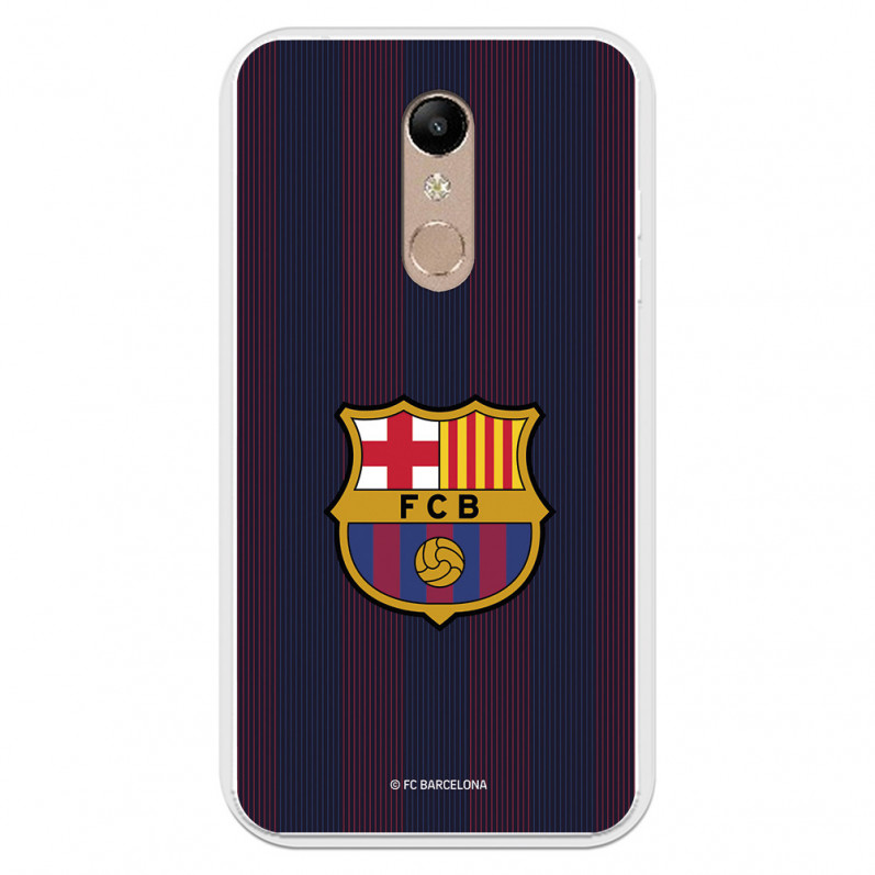 Coque pour LG K11 du FC Barcelone Lignes Blaugrana - Licence Officielle du FC Barcelone