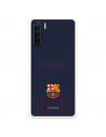 Coque pour Oppo A91 du FC Barcelone Barsa Fond Bleu - Licence Officielle du FC Barcelone