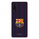 Coque pour Oppo Find X2 du FC Barcelone Lignes Blaugrana - Licence Officielle du FC Barcelone