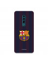 Coque pour Oppo Reno 10x Zoom du FC Barcelone Lignes Blaugrana - Licence Officielle du FC Barcelone