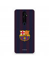 Coque pour Oppo Reno 2Z du FC Barcelone Lignes Blaugrana - Licence Officielle du FC Barcelone