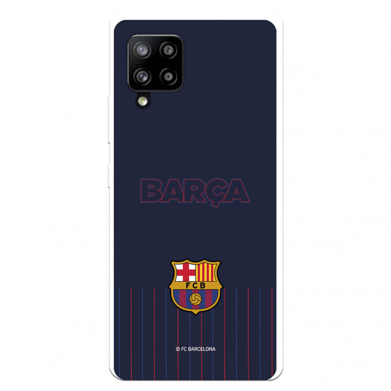 Coque pour Samsung Galaxy A42 5G du FC Barcelone Barsa Fond Bleu - Licence Officielle du FC Barcelone