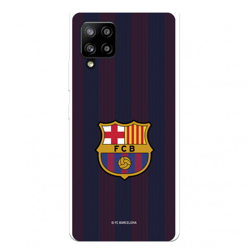 Coque pour Samsung Galaxy A42 5G du FC Barcelone Lignes Blaugrana - Licence Officielle du FC Barcelone