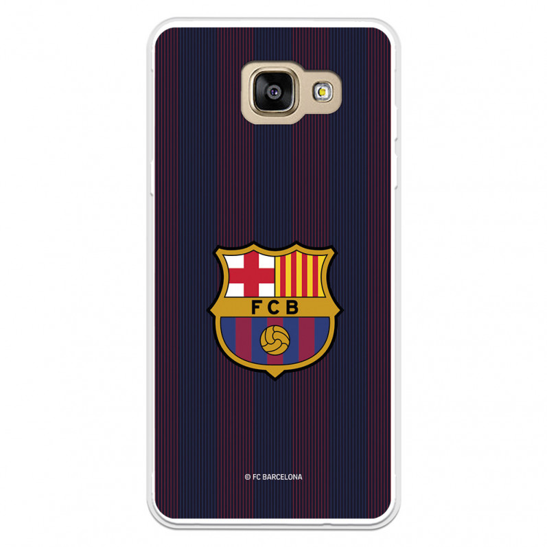 Coque pour Samsung Galaxy A5 2016 du FC Barcelone Lignes Blaugrana - Licence Officielle du FC Barcelone