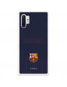 Coque pour Samsung Galaxy Note 10Plus du FC Barcelone Barsa Fond Bleu - Licence Officielle du FC Barcelone