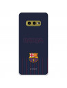 Coque pour Samsung Galaxy S10e du FC Barcelone Barsa Fond Bleu - Licence Officielle du FC Barcelone