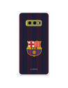 Coque pour Samsung Galaxy S10e du FC Barcelone Lignes Blaugrana - Licence Officielle du FC Barcelone