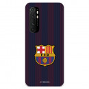 Coque pour Xiaomi Mi Note 10 Lite du FC Barcelone Lignes Blaugrana - Licence Officielle du FC Barcelone