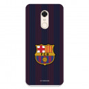 Coque pour Xiaomi Redmi 5 Plus du FC Barcelone Lignes Blaugrana - Licence Officielle du FC Barcelone