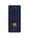 Coque pour Xiaomi Redmi 9 du FC Barcelone Barsa Fond Bleu - Licence Officielle du FC Barcelone