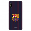 Coque pour Xiaomi Redmi Note 6 du FC Barcelone Lignes Blaugrana - Licence Officielle du FC Barcelone