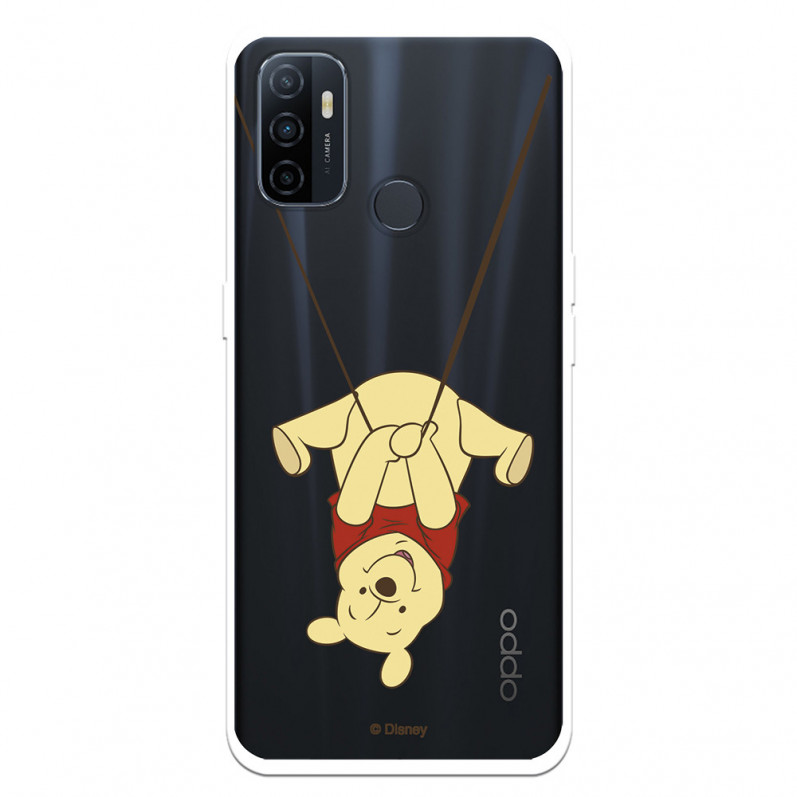 Funda para Oppo A32 Oficial de Disney Winnie  Columpio - Winnie The Pooh