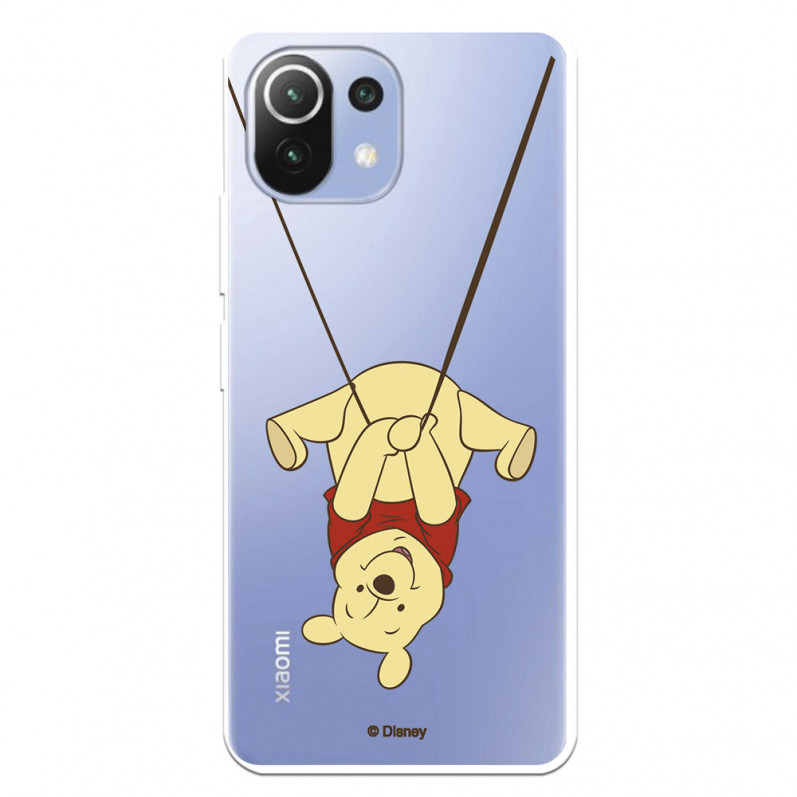 Funda para Xiaomi Mi 11 Lite Oficial de Disney Winnie  Columpio - Winnie The Pooh