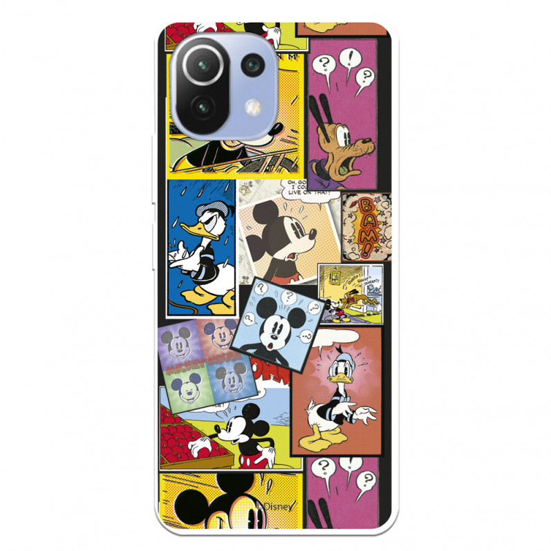 Funda para Xiaomi Mi 11 Lite Oficial de Disney Mickey Comic - Clásicos Disney