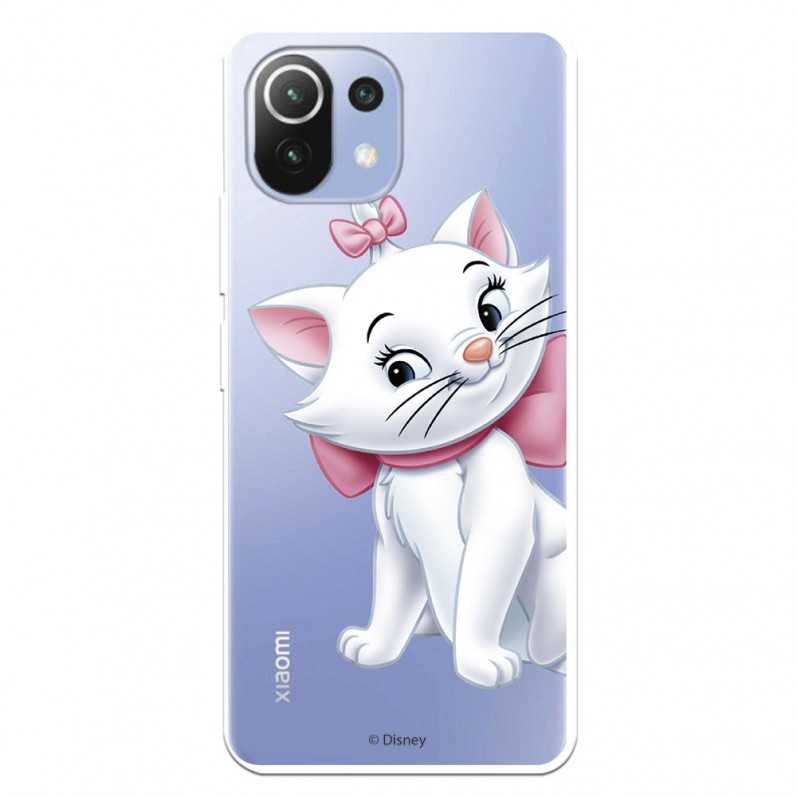 Funda para Xiaomi Mi 11 Lite Oficial de Disney Marie Silueta - Los Aristogatos