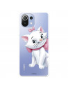 Funda para Xiaomi Mi 11 Lite Oficial de Disney Marie Silueta - Los Aristogatos