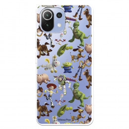 Funda para Xiaomi Mi 11 Lite Oficial de Disney Muñecos Toy Story Siluetas - Toy Story