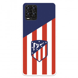 Funda para Realme 8 Pro del Atleti Escudo Fondo Atletico - Licencia Oficial Atlético de Madrid