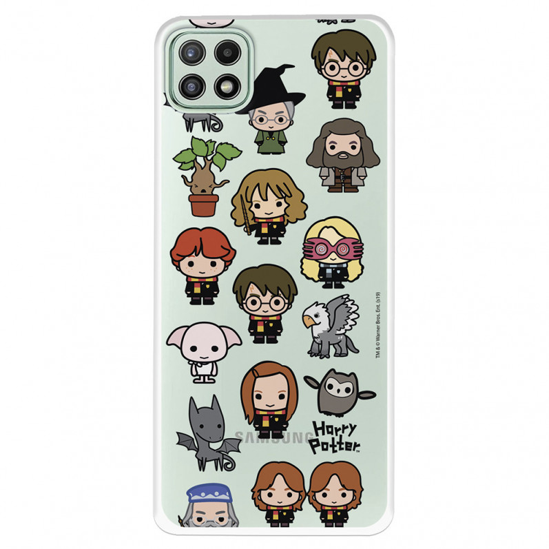 Funda para Samsung Galaxy A22 5G Oficial de Harry Potter Personajes Iconos - Harry Potter