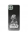 Funda para Samsung Galaxy A22 5G Oficial de Star Wars Darth Vader Fondo negro - Star Wars