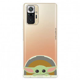 Funda para Xiaomi Redmi Note 10 Pro Oficial de Star Wars Baby Yoda Sonrisas - The Mandalorian