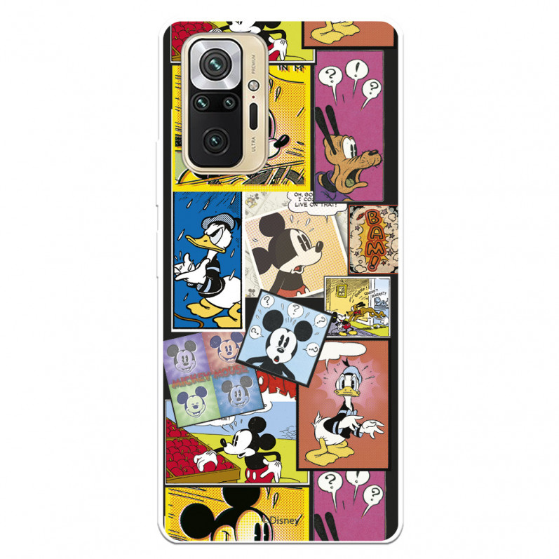 Funda para Xiaomi Redmi Note 10 Pro Oficial de Disney Mickey Comic - Clásicos Disney