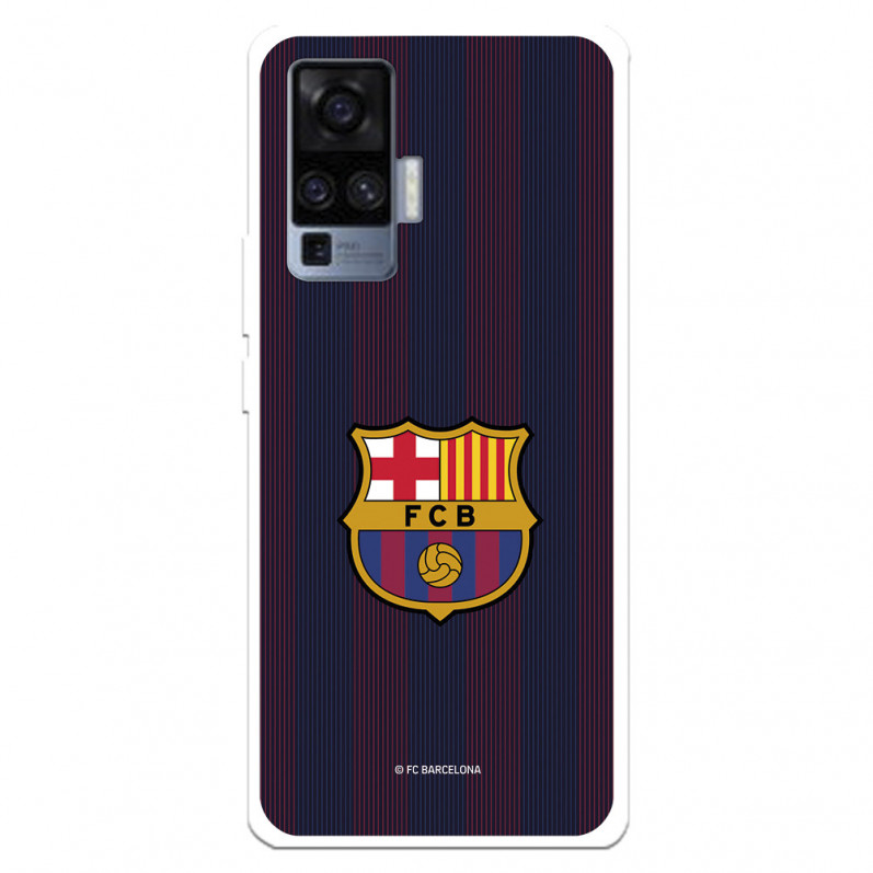 Funda para Vivo X51 del Barcelona Rayas Blaugrana - Licencia Oficial FC Barcelona