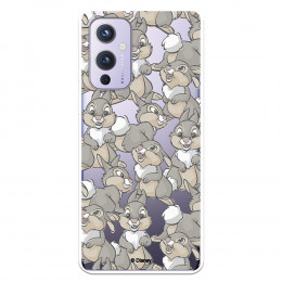 Funda para OnePlus 9 Oficial de Disney Tambor Patrones - Bambi