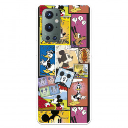 Funda para OnePlus 9 Pro Oficial de Disney Mickey Comic - Clásicos Disney