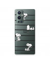 Funda para OnePlus 9 Pro Oficial de Peanuts Snoopy rayas - Snoopy