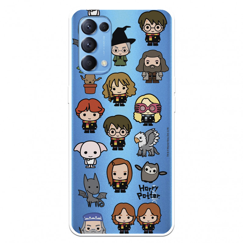 Funda para Oppo Find X3 Lite Oficial de Harry Potter Personajes Iconos - Harry Potter