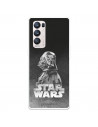 Funda para Oppo Find X3 Neo Oficial de Star Wars Darth Vader Fondo negro - Star Wars