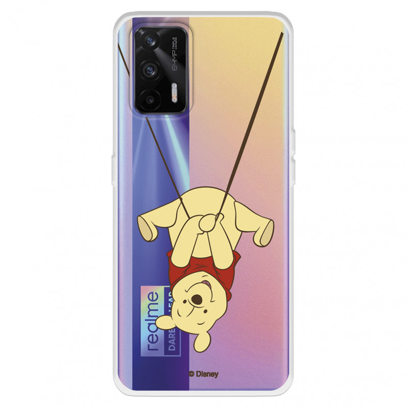 Funda para Realme GT Oficial de Disney Winnie  Columpio - Winnie The Pooh