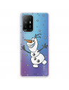 Funda para Oppo A94 5G Oficial de Disney Olaf Transparente - Frozen